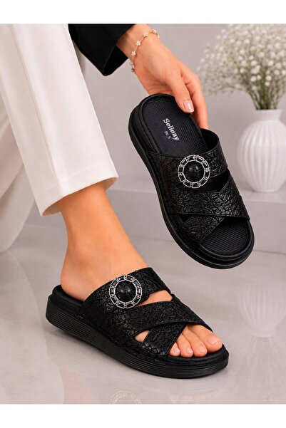 topukludünyası Women's Orthopedic Slippers with Anatomical Sole and Cross Str...