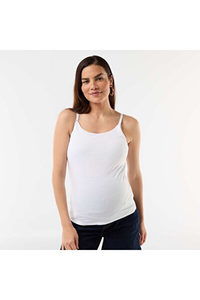 KIABI Nursing Tank Top WHITE