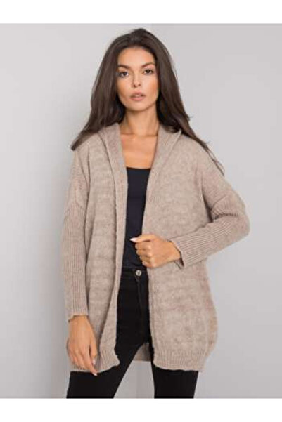 Och Bella Cardigan Dama, Och Bella, Acril, Maneca lunga, Bej inchis, model TW...