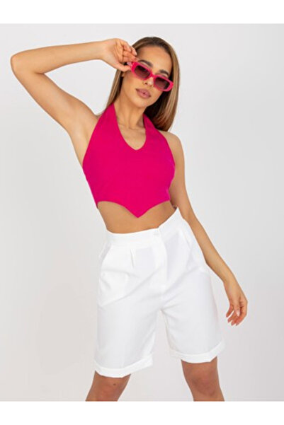 rue parıs Top Dama, RUE PARIS, Bumbac, Cu bretele, Fucsia, model RV-TP-8012.18