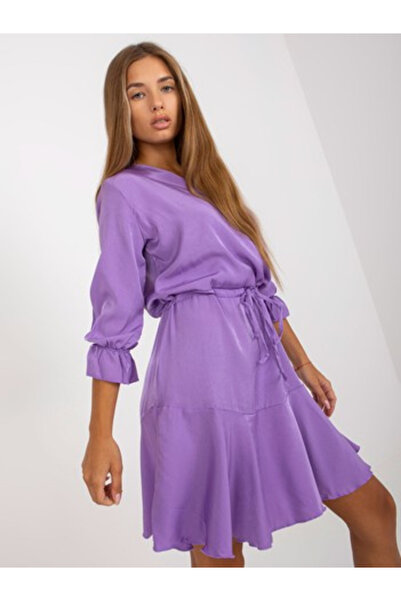 LAKERTA Rochie Dama, LAKERTA, Bumbac, Rochie evazata, Mov, model LK-SK-508412.86