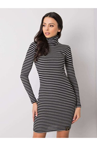 rue parıs Rochie Dama, RUE PARIS, Bumbac, Maneca lunga, Argintiu, model 288-S...