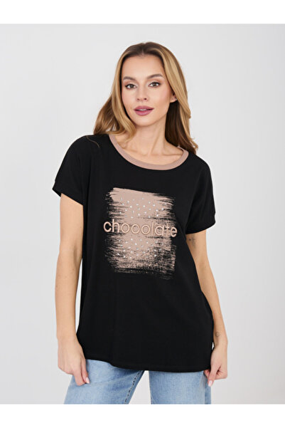 Relevance Bluza Dama Mini, Paiete, RELEVANCE, Negru Casual Model RV-BZ-A1174.91