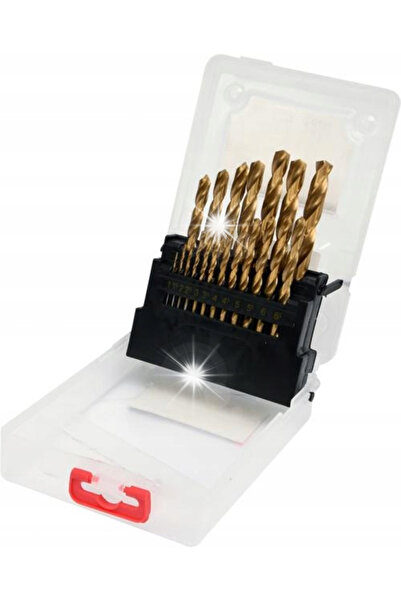 yato Set de burghie pentru metal HSS-TiN 19 piese 1-10mm