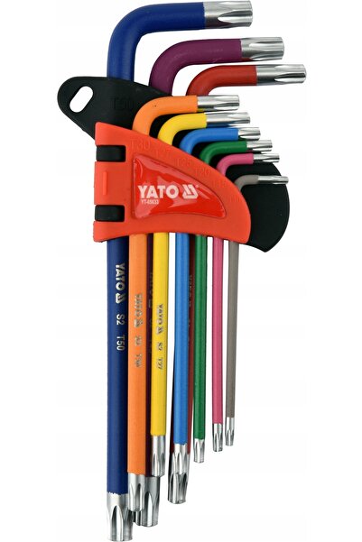 yato Set de chei imbus 1,5-10mm, 9 piese. TORX T10-T50 9 bucăți