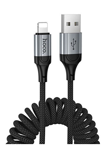 Hoco Καλώδιο USB-A σε Lightning X121, 27W, 2.4A, 1.5μ, Μαύρο