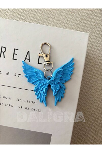daligra Manifest girl angel wing keychain and bag charm fairy