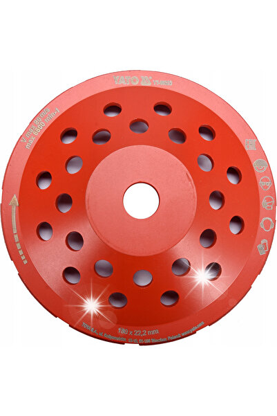 yato Disc de șlefuit beton garnkowă 180mm