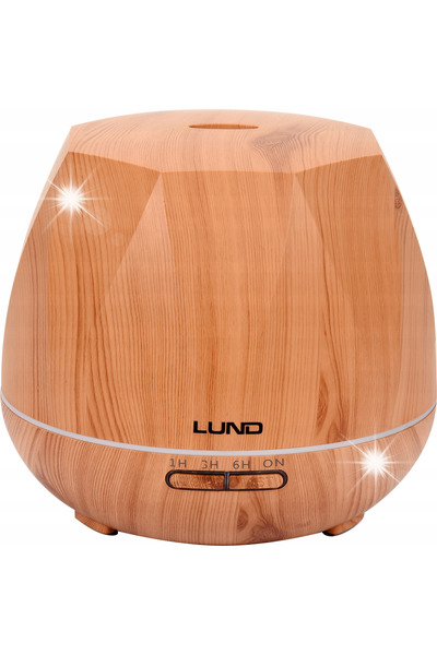 LUND DYFUZOR ZAPACHU UMIDIFICATOR 500ml LEMN LED + TELECOMANDĂ