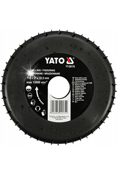 yato Disc pentru lemn, freză Tarnikowa 118x22.2mm