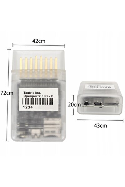 NO BRAND Conector auto OBD2 CAN 2.0 OPENPORT USB 2.0