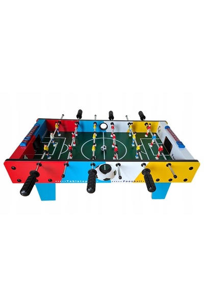 Leopard Joc de masă din lemn, tip fotbal, set de joc XXXL