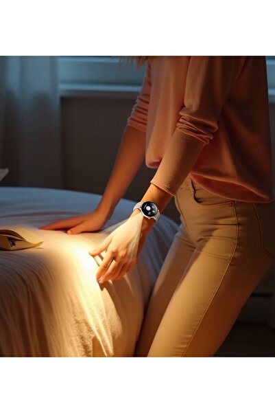 Lazird Ceas inteligent, lanternă, AMOLED, monitorizare tensiune arterială, mă...