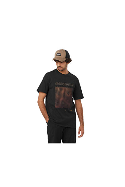 Salomon Graphic Men's Casual T-Shirt Lc2219200 Black