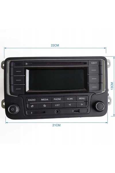 VW Radio auto Rcn210 Bluetooth CD USB SD pentru Golf 5 6 MK5 Passat B6