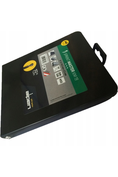 Alpen Burghie pentru metal 1-10mm 19 bucăți SPRINT MASTER DIN 338
