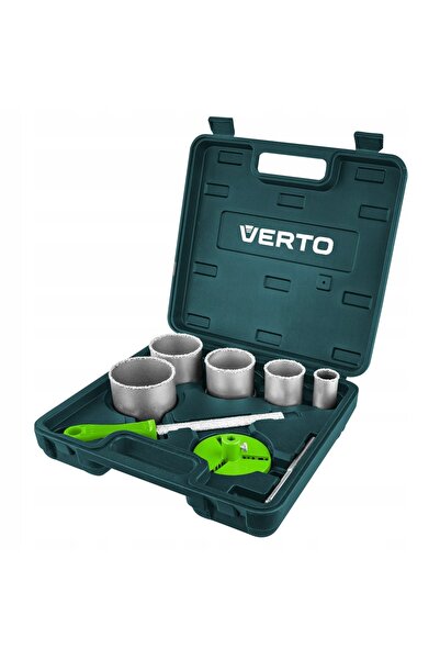 VERTO Burghie din tungsten 32-83 mm, set de 5 bucăți. + pilnik