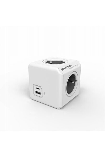 Allocacoc Priză multiplă PowerCube cu 4 porturi USB + USB-C