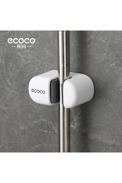 Miecoco Ecoco Wall-Mounted Adhesive Front Brush - Mop Holder