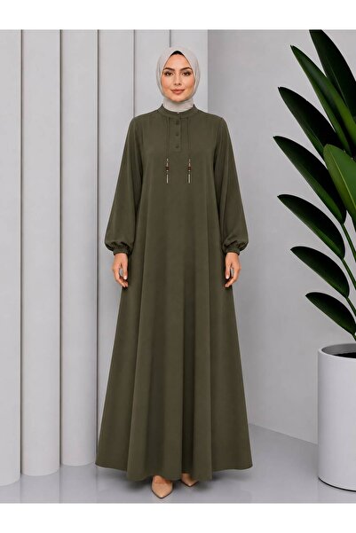 SudeHlt.co Hakim Collar Hijab Dress