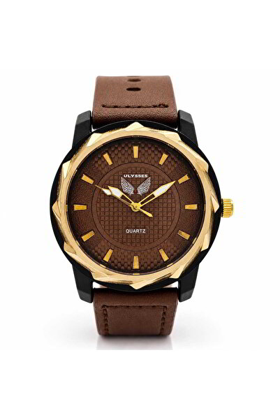 Watch Ανδρικό ρολόι Ulysses CB113, καφέ, casual σχέδιο