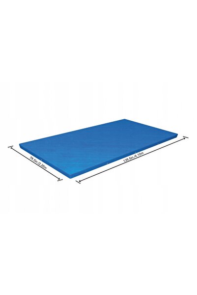 BESTWAY Prelată dreptunghiulară pentru piscină cu cadru 400/211/81 cm