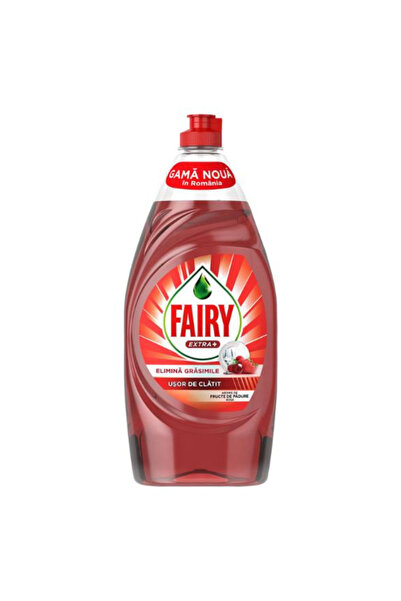 Fairy Detergent de Vase cu Aroma de Fructe de Padure Rosii - Extra+ Aroma de ...
