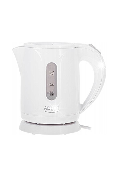 adler Fierbător electric fără fir din plastic 0,8L 850W alb