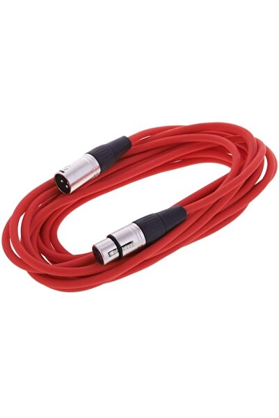 sssnake Cablu microfon sau DMX, SSSNAKE, XLR mamă - XLR tată, 10m, Roșu