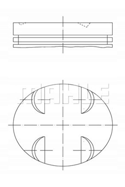 MAHLE Piston 005 24 00