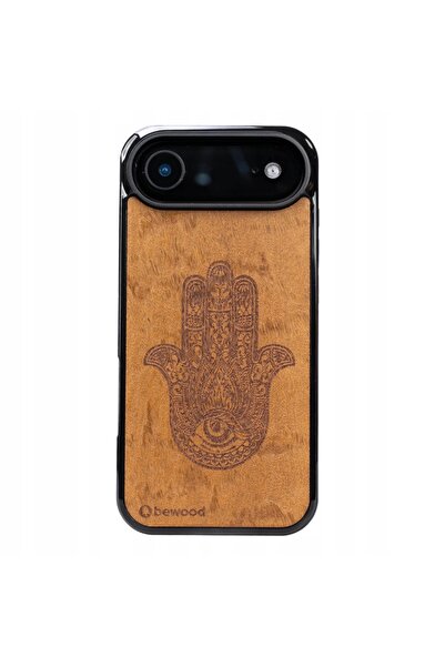 BewooDesign Husă din lemn Bewood pentru iPhone 17 Air HAMSA IMBUIA