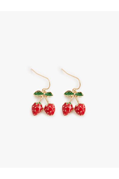 Koton Women's Strawberry Earrings Zinc Alloy
