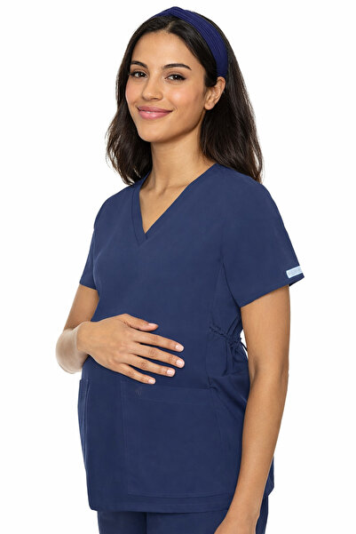 Med Couture MC8459 Bluză medicală pentru gravide – Importată, elastică, cu ta...