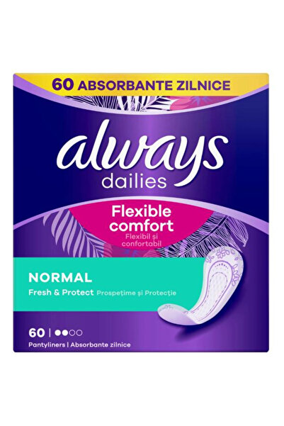 Always Absorbante Zilnice - Dailies Flexible Comfort Normal Fresh & Protect, ...