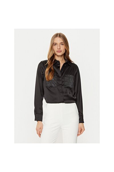 Guess Cămașă de damă W5RH40WFQC2 Negru