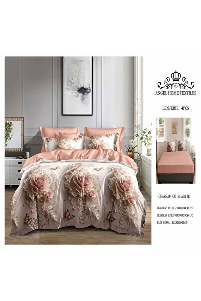 AngelsHome Lenjerie cearsaf cu elastic