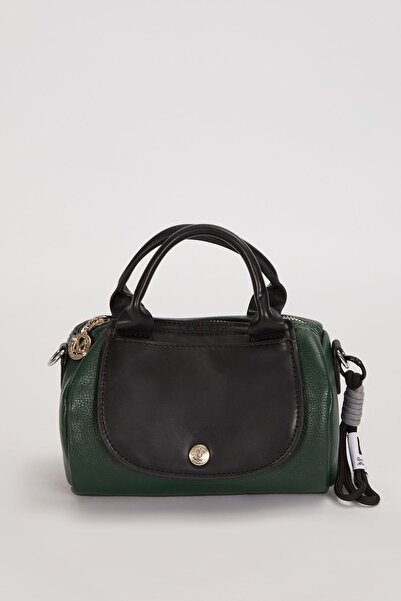Levidor Green Multicolor Handbag
