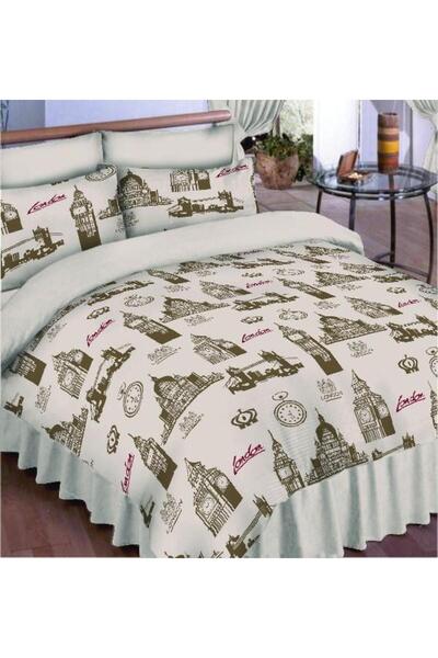 Linea Home ΚΕΝΤΗΤΟ ΣΕΤ ΣΕΝΤΟΝΙΩΝ CITY POWDER ΜΟΝΟ 160Χ240 LH4118581-1