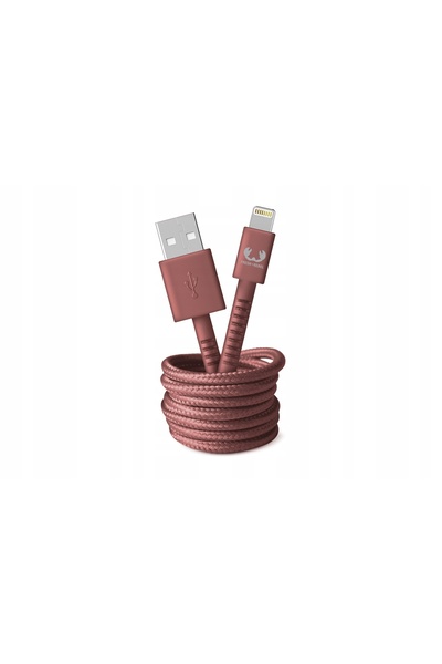NO BRAND Cablu USB-A - Lightning FRESH N REBEL Roșu 2.0m