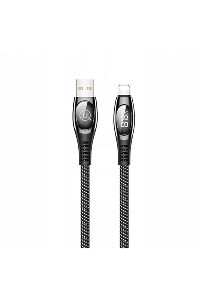 NO BRAND Cablu USB - Lightning USAMS U36 2A 1,2 m Negru