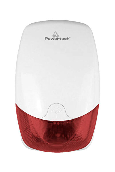 POWERTECH Σειρήνα PT-1138, εξωτερικού χώρου, 110dB, κόκκινη