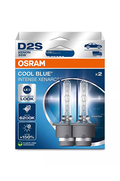 Osram Bec Xenarc Cool Blue Intense D2S 35W 85V P32d-2 Σετ 2 τεμαχίων