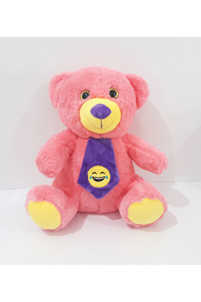 renkli çiçekler 32 cm Purple Colored Cute Plush Teddy Bear