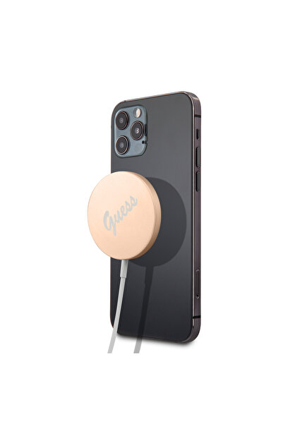 OEM Guess Vintage Script Logo Wireless Magsafe Charger Pad Μοντέρνος Ασύρματο...