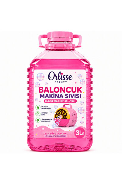 orlisse beauty cosmetic Orlisse Beauty Kids Baloncuk Makinesi Sıvısı 3 L – Uz...