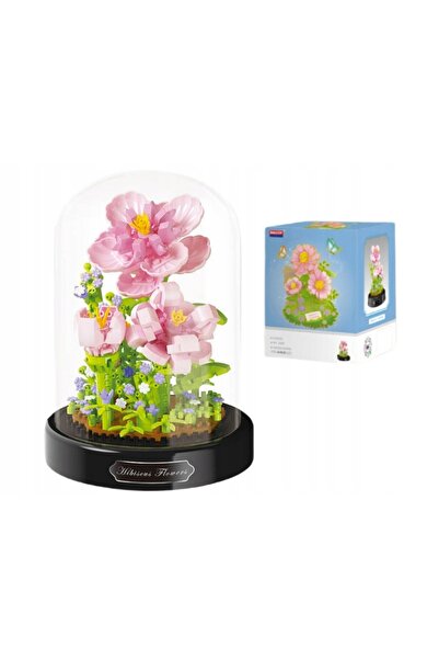 QBI Cuburi de plastic Floare în clopot Peonii 1081378