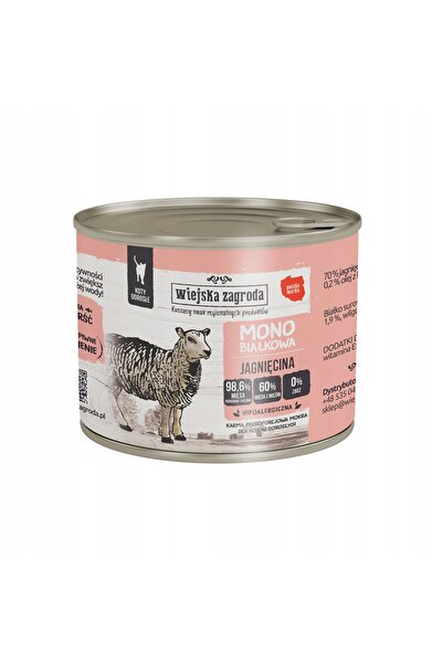Wiejska Zagroda Hrană pentru pisici Carne de miel 200 g