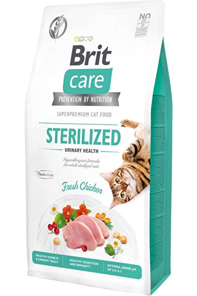Generic Brand Hrană pentru pisici CARE Fără cereale Sterilizat Urinar Pui 2 kg