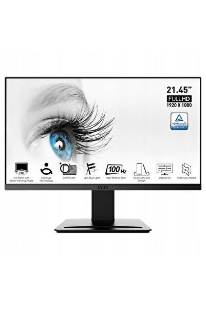 NO BRAND Monitor MSI Pro MP223 E2 21.45 1920x1080px 100Hz 1 ms