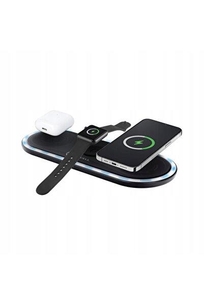 NO BRAND Încărcător cu inducție FORCELL F-Energy Ellipse 3 în 1 15W Negru
